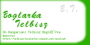 boglarka telbisz business card